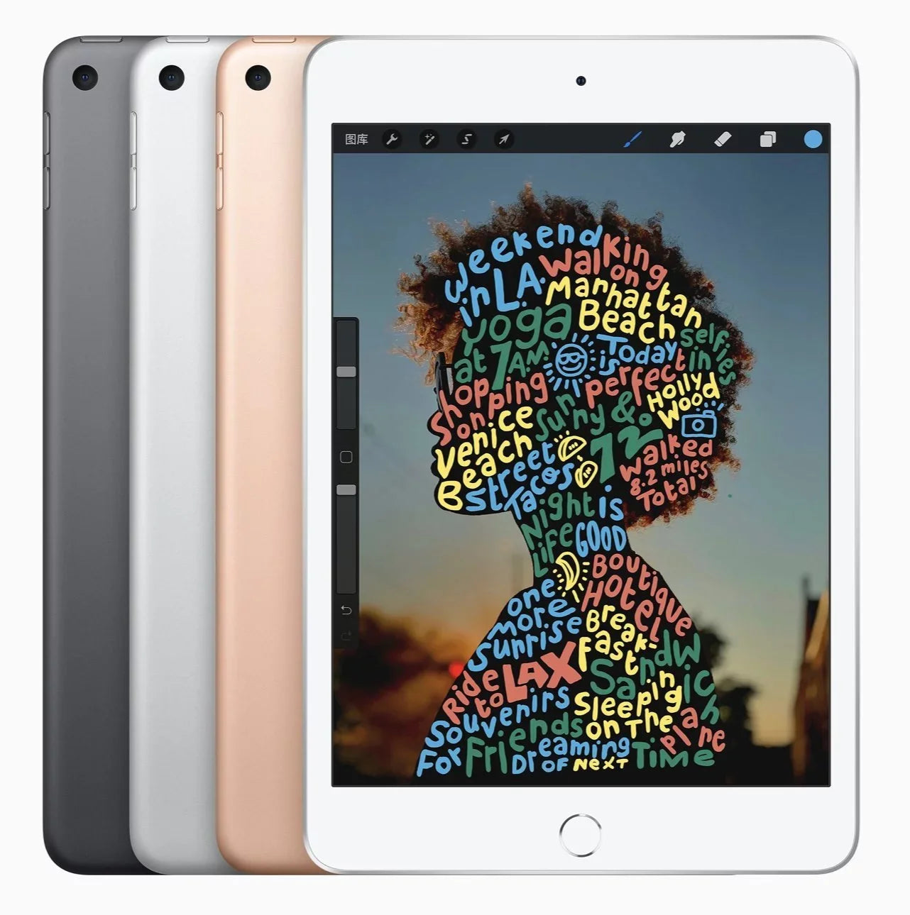 Restored Apple Ipad Mini 4th. Gen - 7.9" Apple  Dual-Core 2GB  32GB Storage -  (Refurbished)