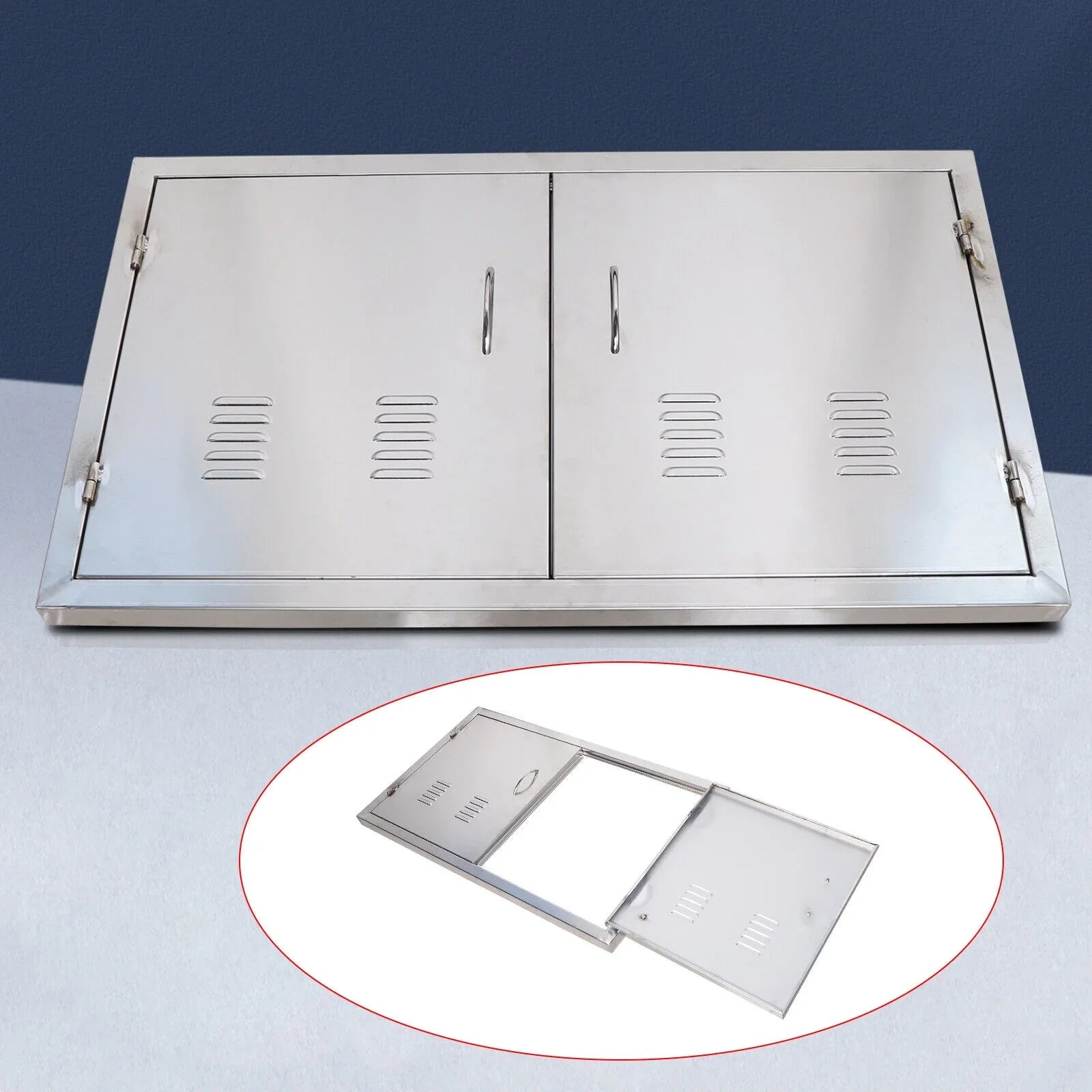 Island Access Doors Stainless Steel Cabinet Kitchen Doors Outdoor 36" x 21"
