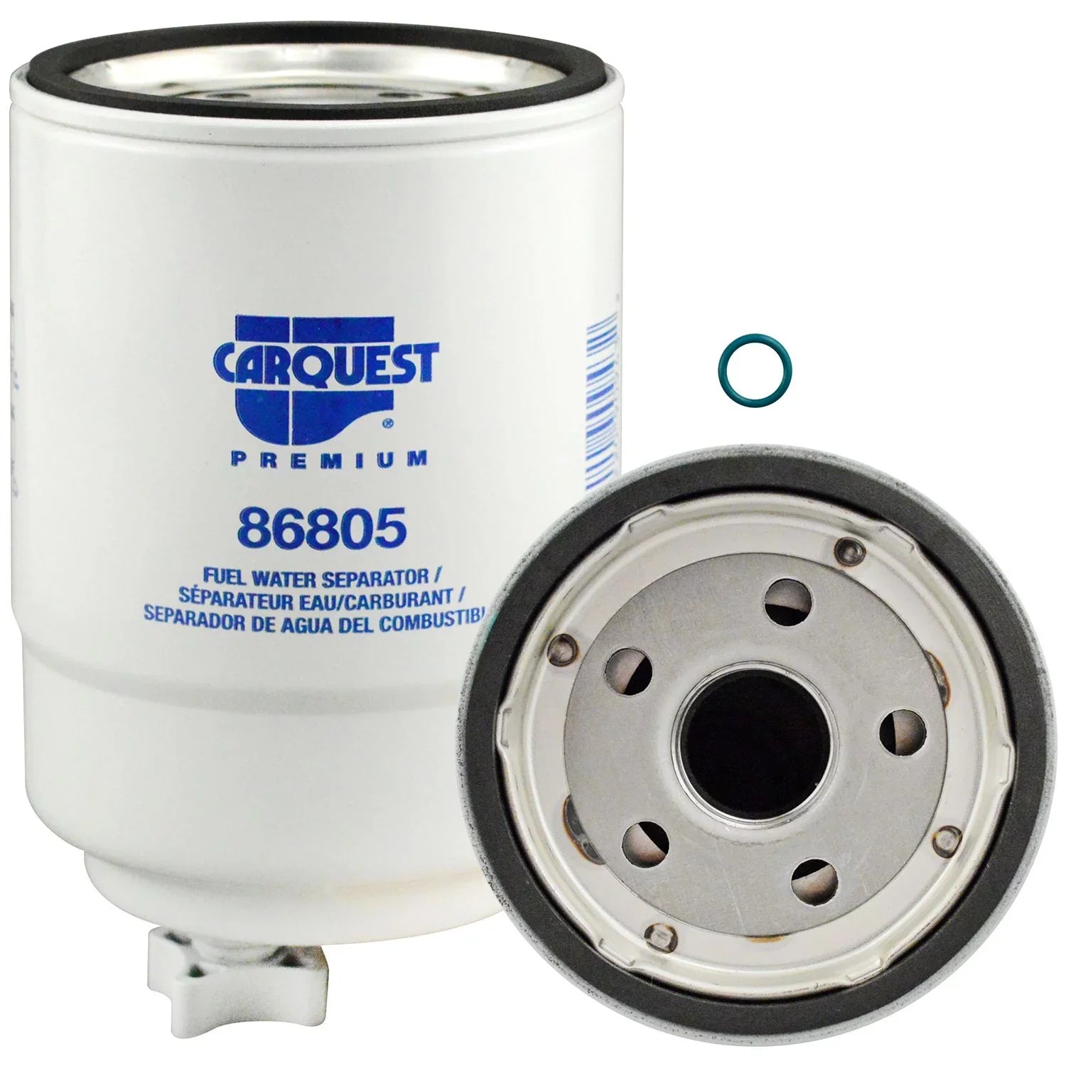 Carquest Premium Primary Fuel/Water Separator Spin-on with Drain and Sensor Port Fits select: 1988-1994  , 1988-1994