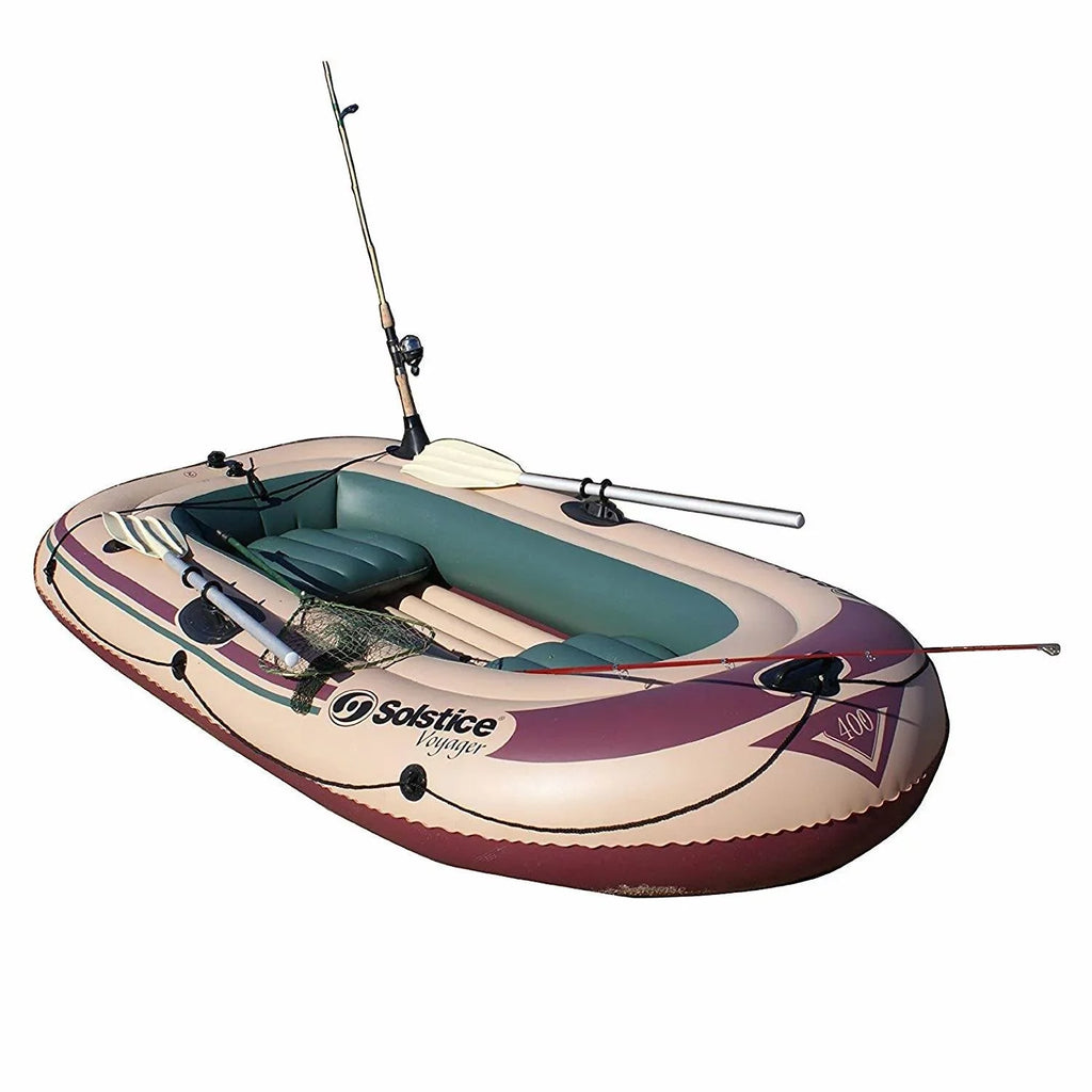 Swimline Solstice 30400 Voyager Inflatable 4 Person Fishing Leisure Raft