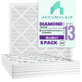 Accumulair Diamond 10x30x1  13 Air/Furnace Filters (6 pack)