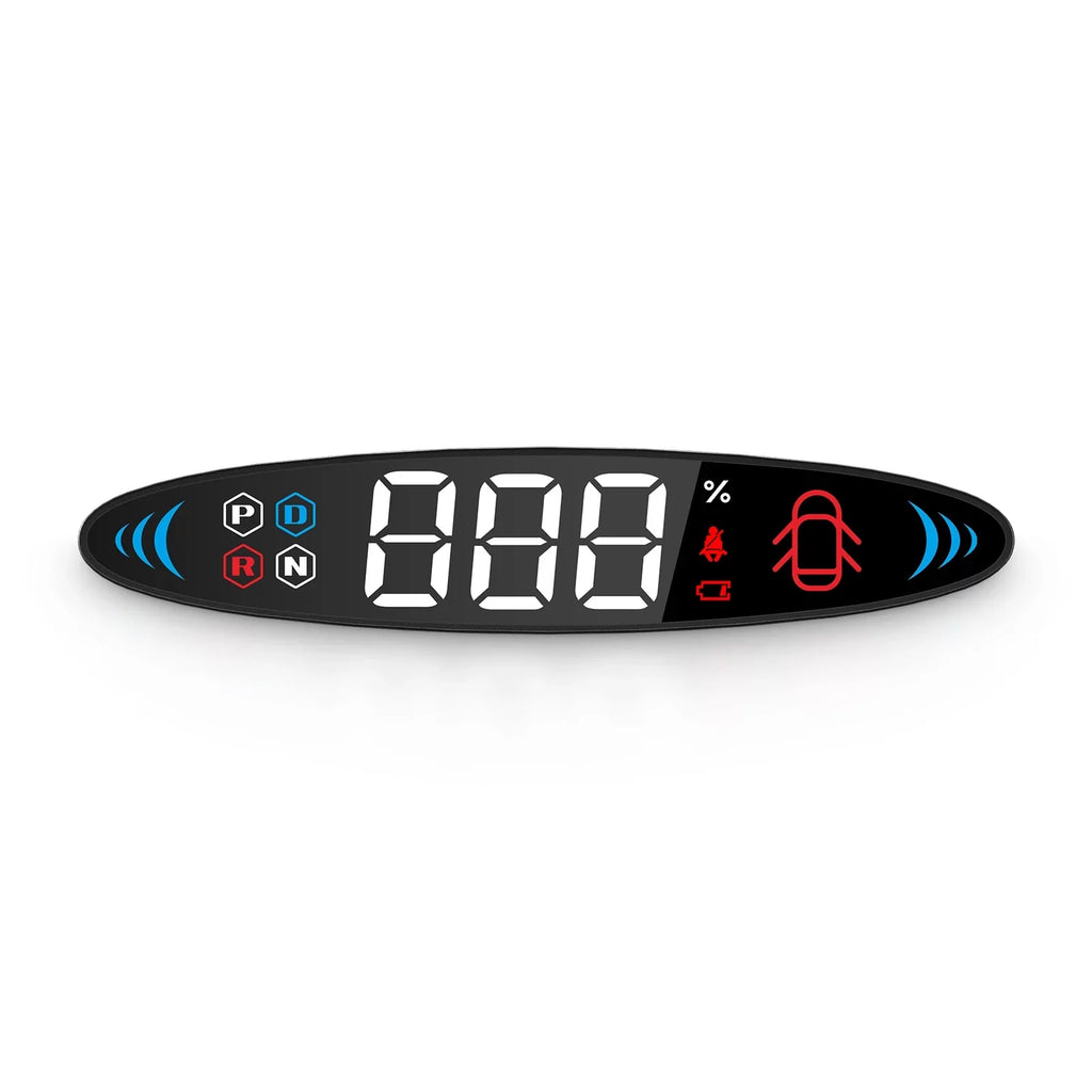 Nebublu Tesla Model 3 Model  Head Up Display， Digital Speedometer Display, Vehicle Speed, Gear, Turn Signal, Battery, Door Reminder, Seat Belt Reminder
