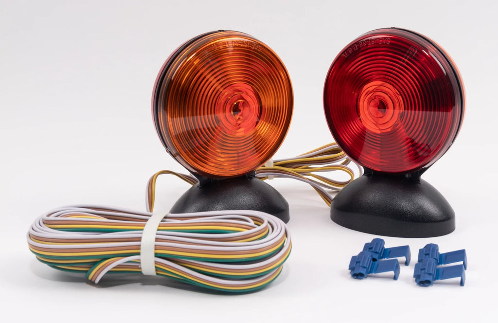 Hopkins Towing Solutions Magnetic 2 Sided Towing Light Kit, , Amber and Red