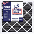 Filter King 6x12.25x1 Air Filter | 4- | Carbon  8  Pleated / Furnace Filters |    | Actual Size: 06 x 12.25 x .75"