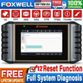 Foxwell   Scanner All Systems Diagnostic Tool  Bleeding  Calibration Oil  Throttle Reset 12 Maintainence Services Car Code Reader Free Update with a 5.5inch Touchscreen