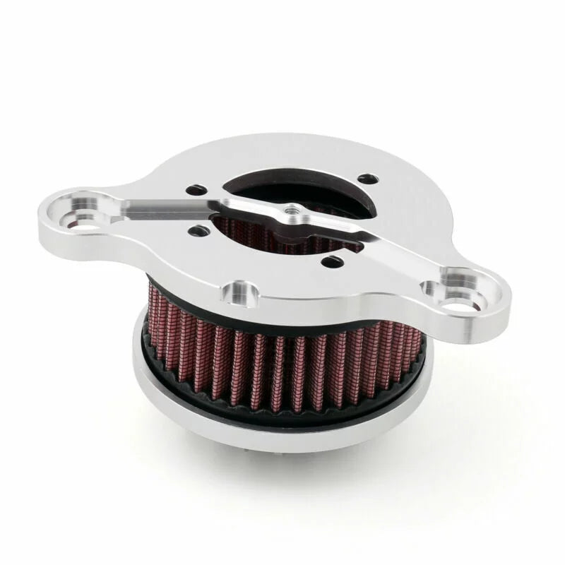 Air Cleaner Intake Filter System Kit for Harley-Davidson Sportster   1988-2015 in Silver