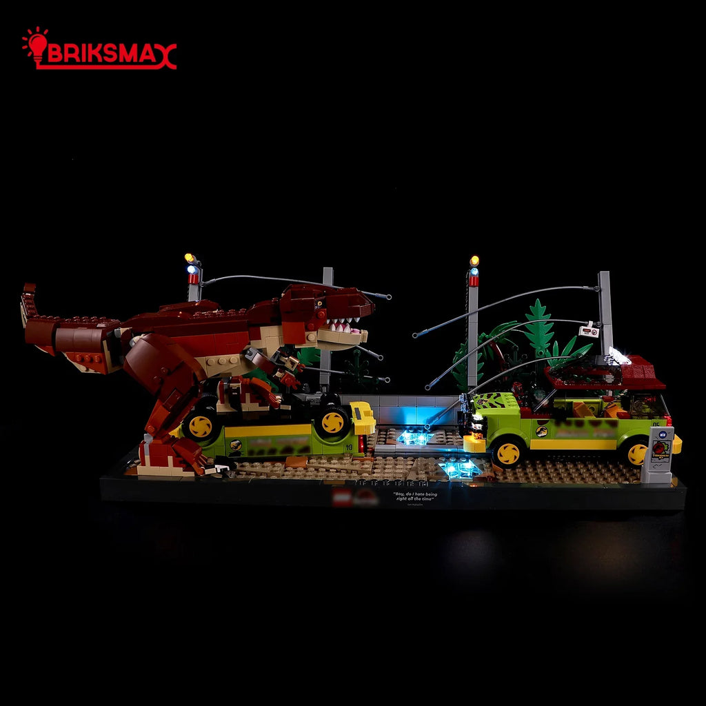 Led Light Kit for Legos Jurassic World™ . rex Breakout 76956 Building Blocks Model(Not Include the Building Model)