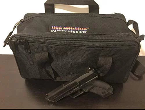 GunClub Range Bag with Removable Hook & Loop Dividers, Black, Medium