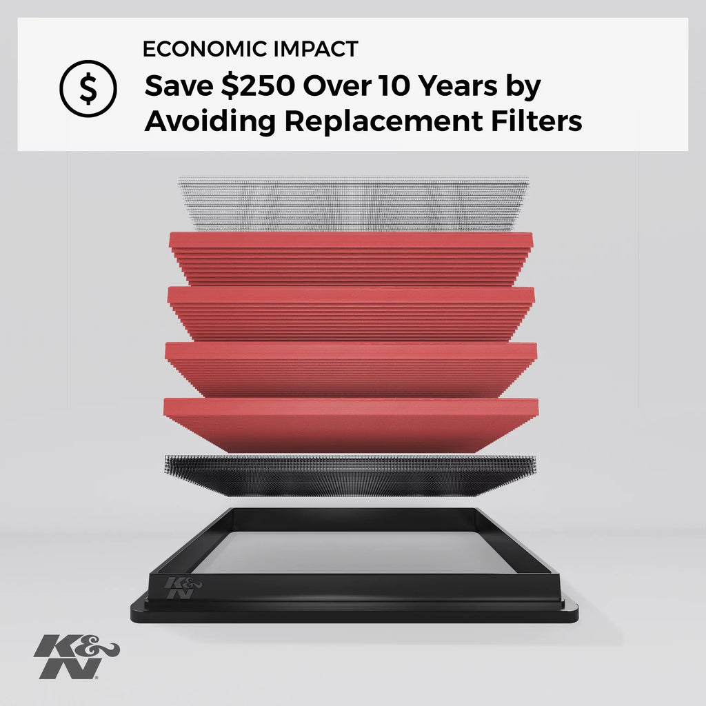 & Engine Air Filter: High Performance, Premium, Washable, Replacement Filter: 2007-2016  (Cooper, Cooper Countryman, Cooper Paceman,  Cooper Clubman), 33-2386