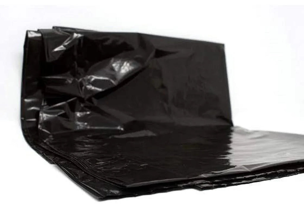 Plastic Super weight garment bags on a roll, 54" , Black - 333/