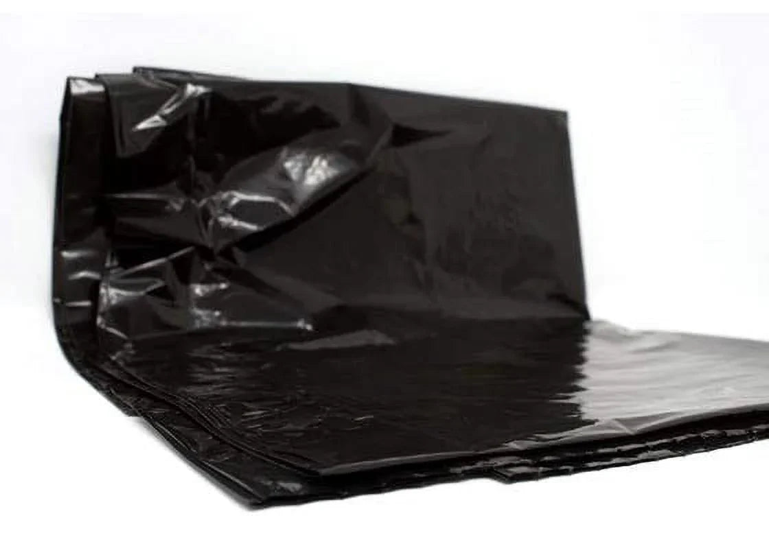 Plastic Super weight garment bags on a roll, 54" , Black - 333/