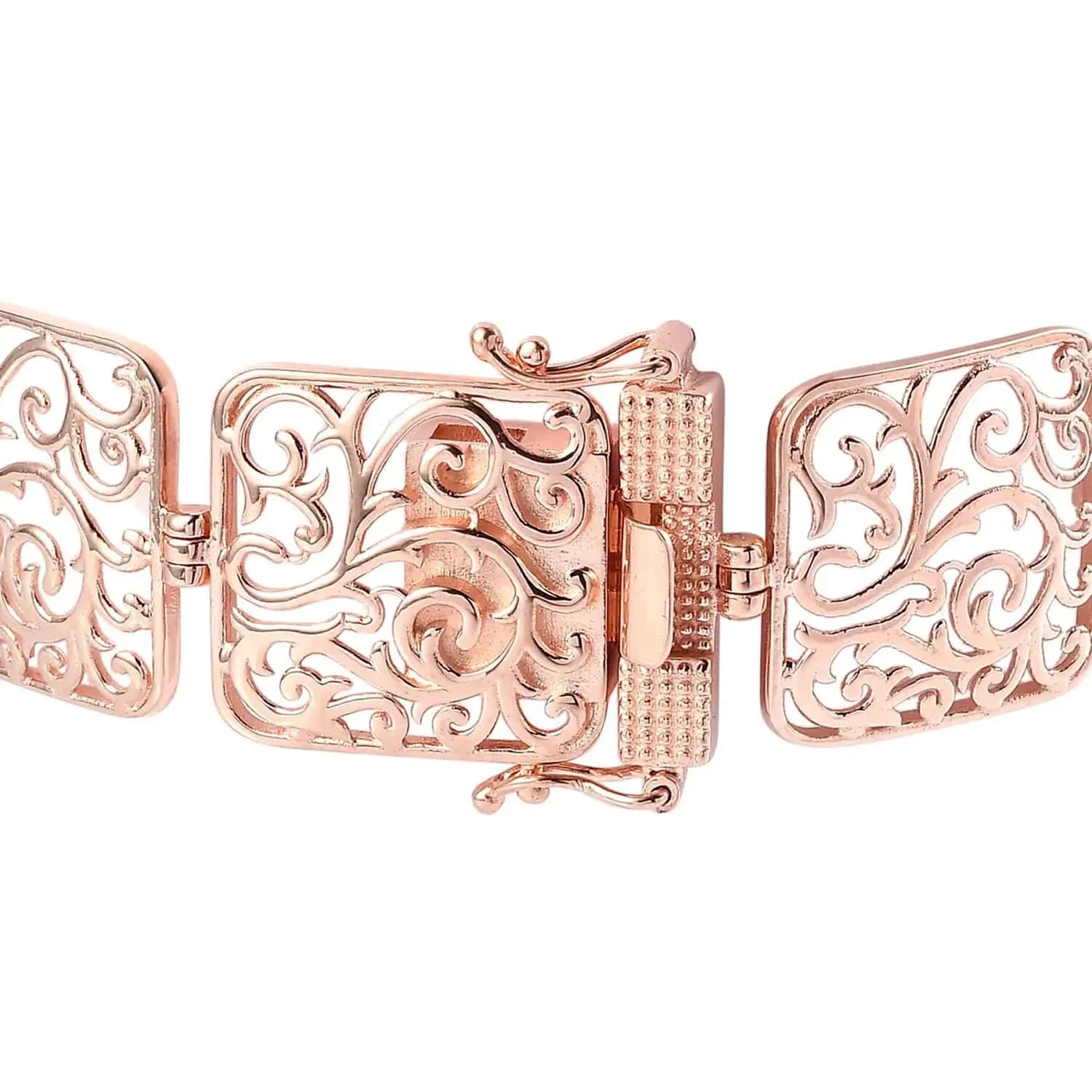 Shop  18K Rose Gold Plated Bracelet Jewelry Size 6.5" Birthday Mothers Day Gifts for Mom