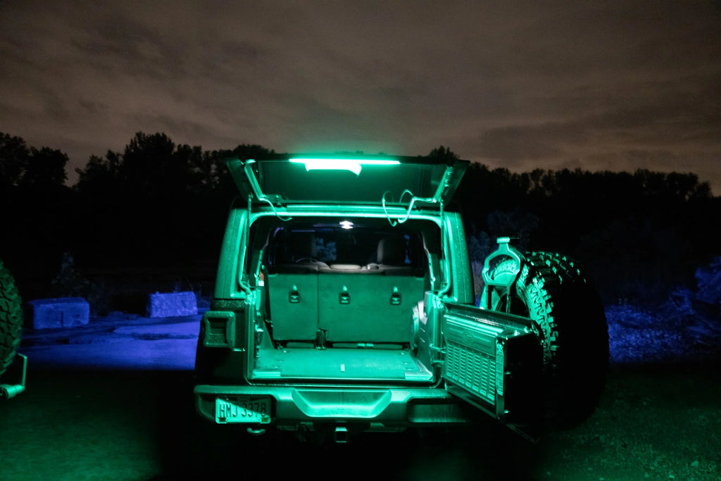 Brawlee Silicone  Interior Bluetooth Light Bar with Remote By Done Right  . Fits All Jeep Wranglers Hardtop Models  of , , , , , ,  from 1987 -2023.