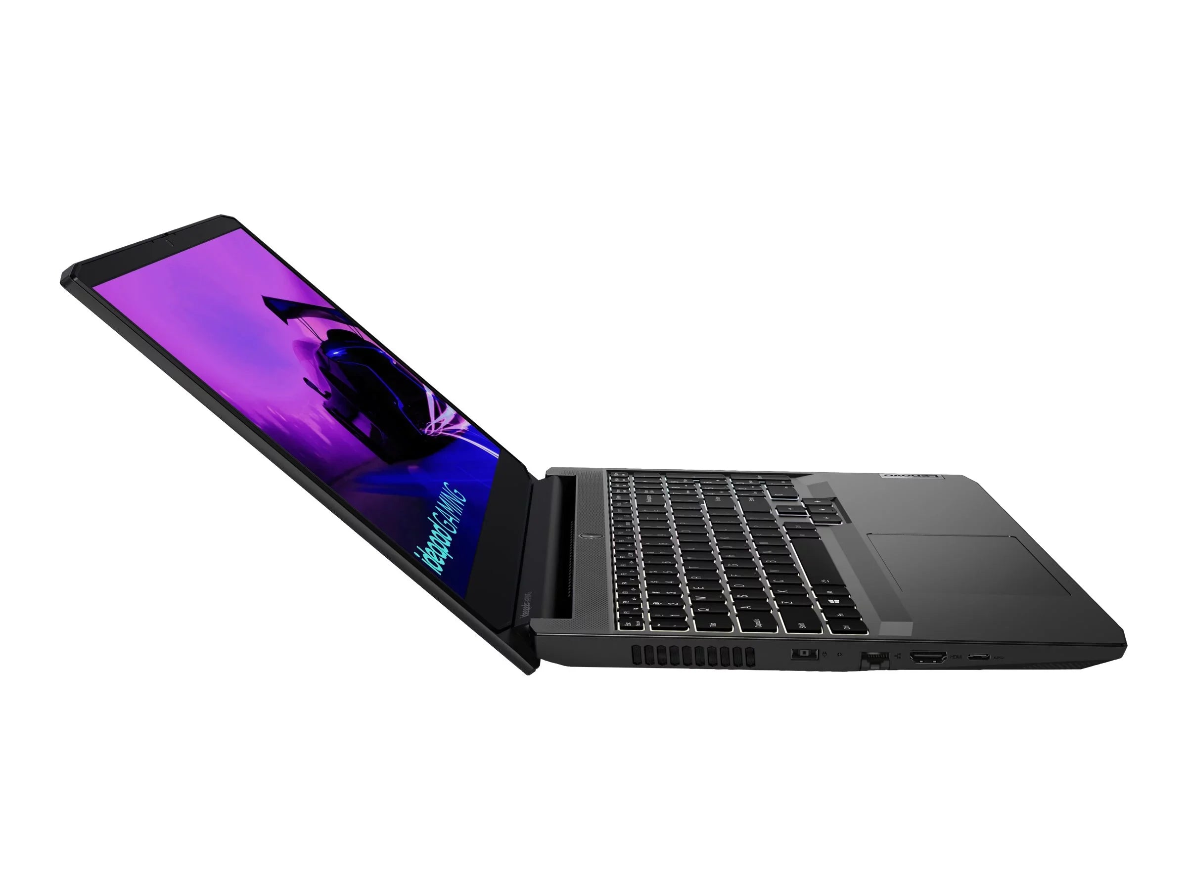 Lenovo IdeaPad Gaming 3 15ACH6 82K2 - 180-degree hinge design -  Ryzen 7 - 5800H / up to 4.4 GHz - Win 10 Home 64-bit -   3050  - 16   - 512   NVMe - 15.6"  1920 x 1080 (Full ) @ 120 Hz - 802.11a/b/g/n/ac/ax - shadow black - kb
