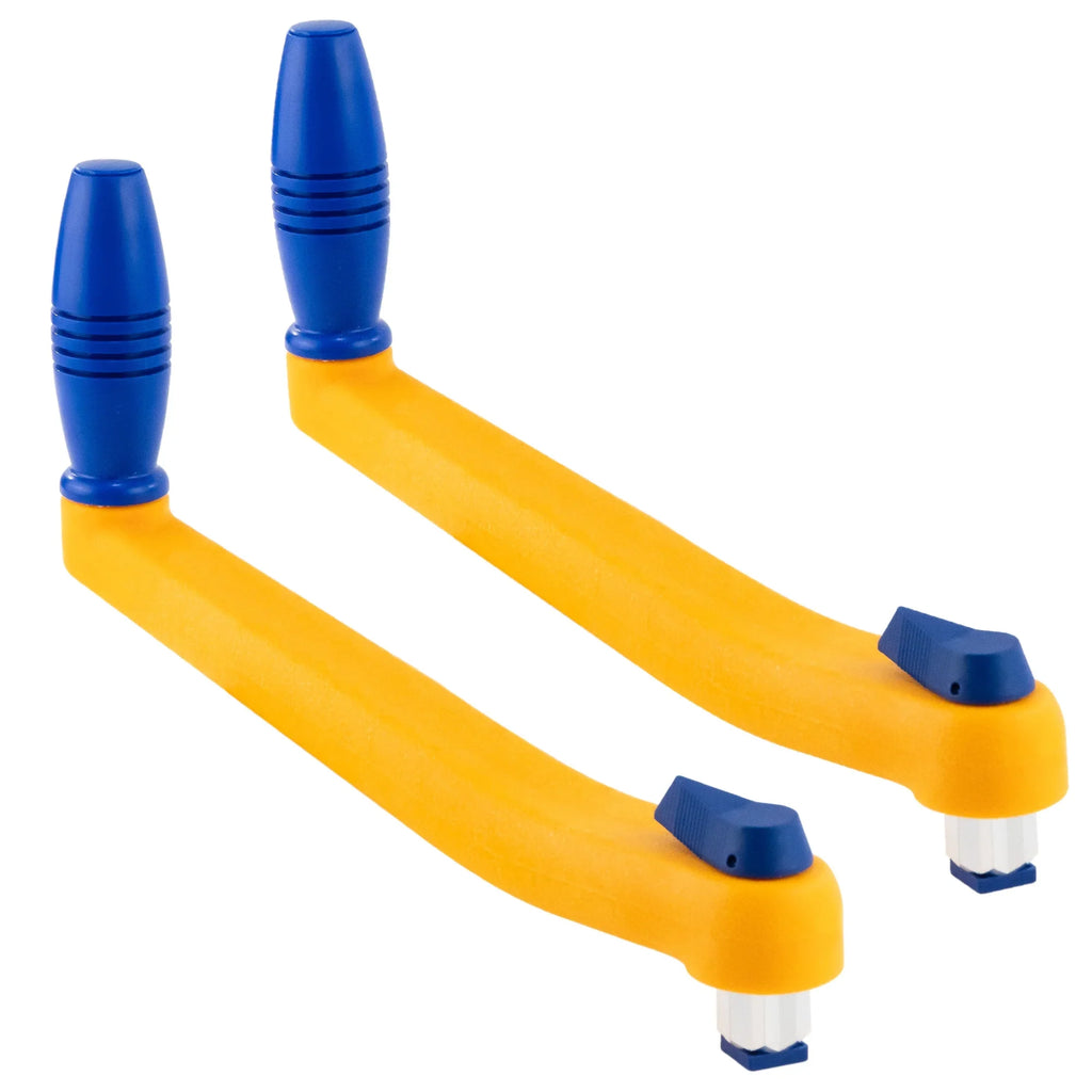 Five Oceans 8" Sailvessel Winch Handle, 2-Pack Universal Floating Winch Handle, Lock�in Mechanism, Orange and Blue, Lightweight and Strong, Fiberglass Reinforced Plastic - -