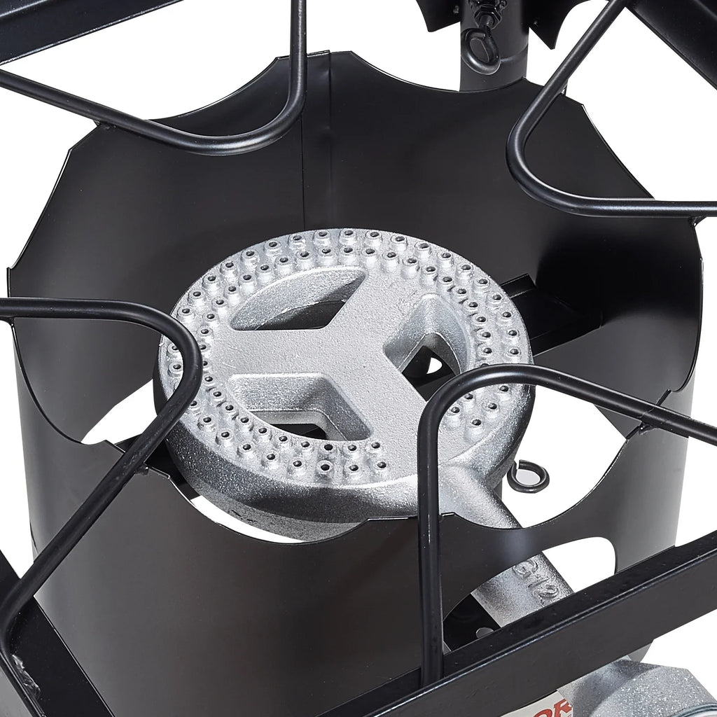 Single Burner Outdoor Camping Stove Cooking Stove Portable  Gas Cooker Heavy Duty Gas Cooker w/Detachable Legs Stand & Adjustable  Regulator, Propane Burners 30000BTU