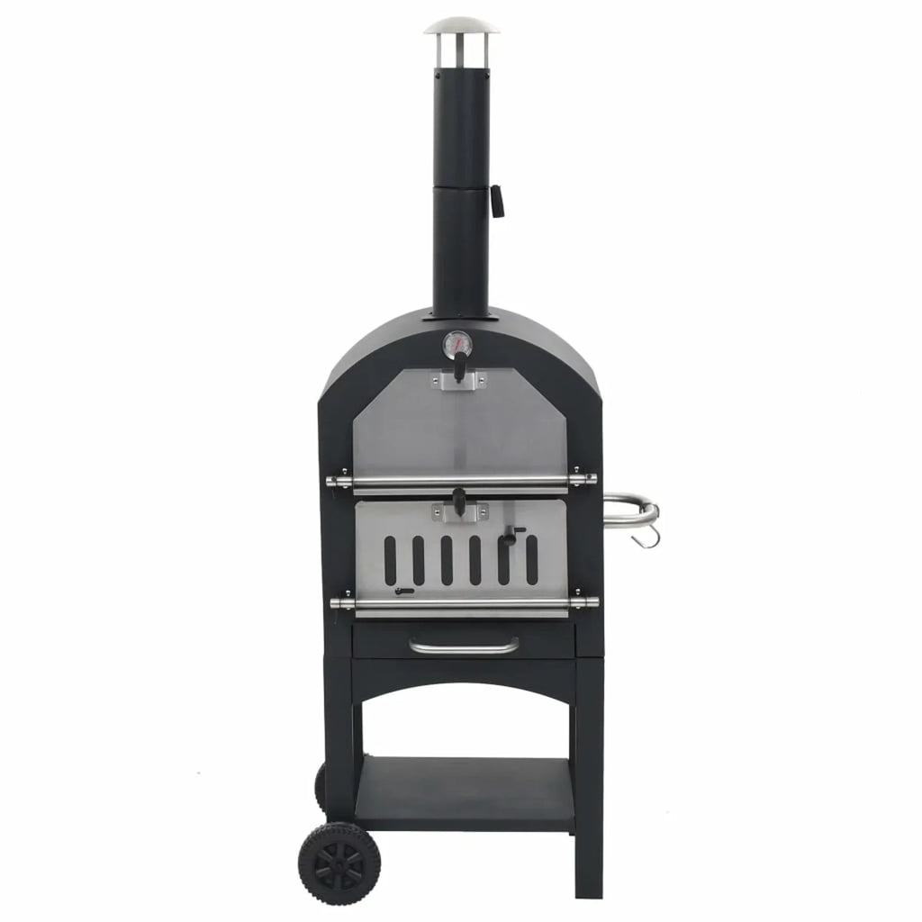 Suzicca Charcoal Fired  Pizza Oven with Fireclay Stone