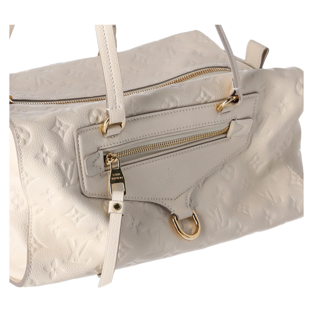 Louis Vuitton Inspiree  Beige Monogram Empreinte Leather Shoulder Bag Tote