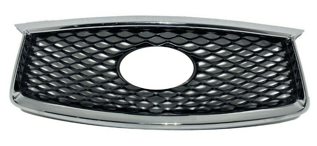 2019 2020 2021 Compatible With Infiniti  Grille Front Bumper Upper Grille With Camera Option