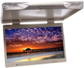 Absolute  Tan 23" - Roof Mount Overhead Flip-Down Monitor Built-In  Remote Dome Light