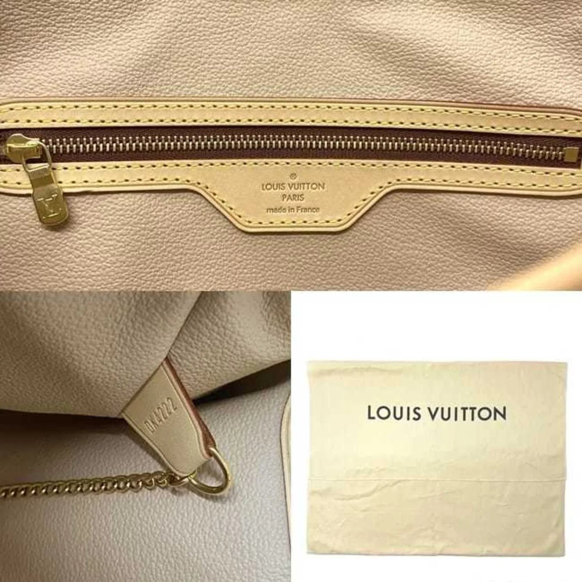 Pre-Owned Louis Vuitton Bucket  Brown Monogram  Canvas Nume Leather    Bag Women's (Fair)