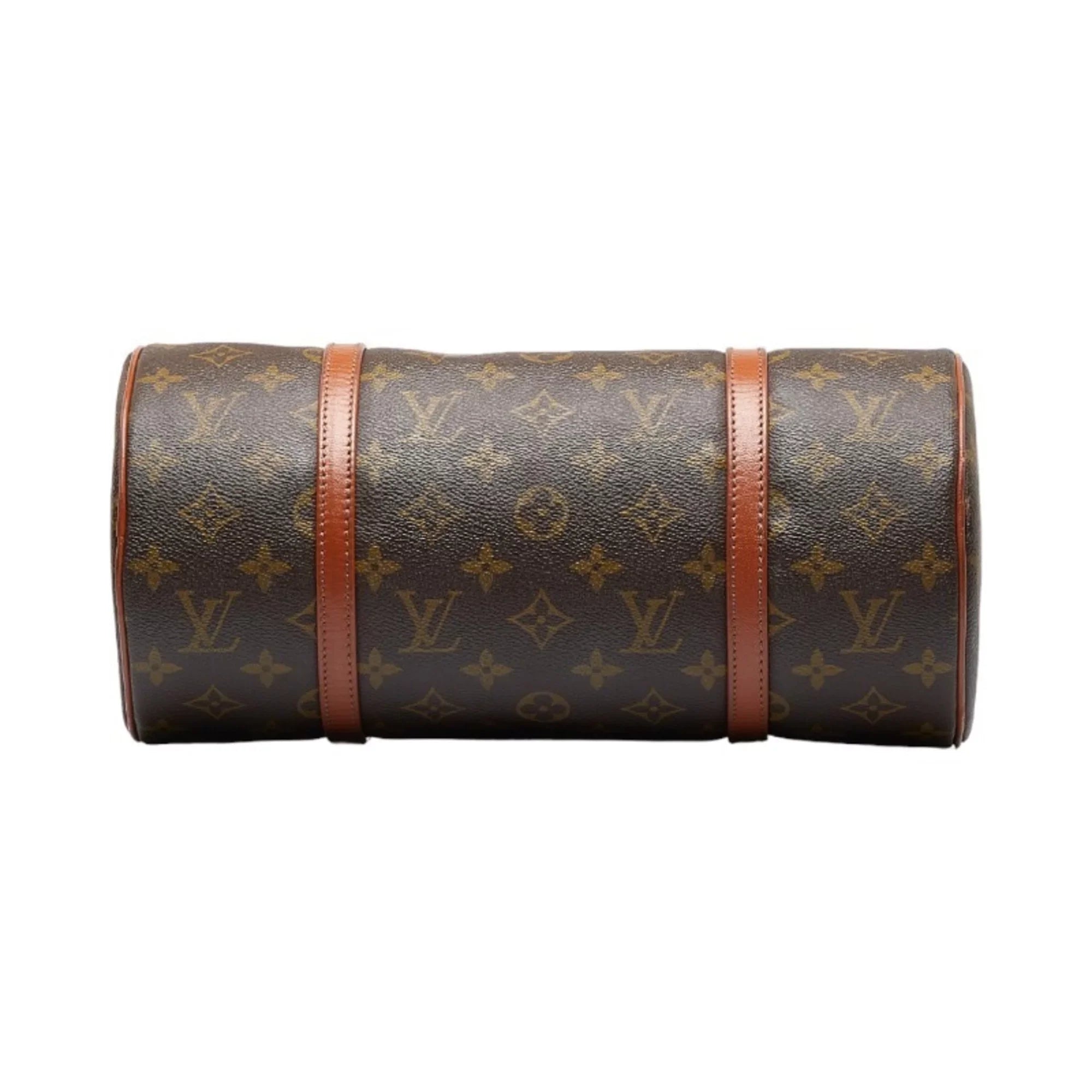 Pre-Owned Louis Vuitton Monogram Papillon 30 (Old) Handbag  Brown  Leather Ladies   (Good)