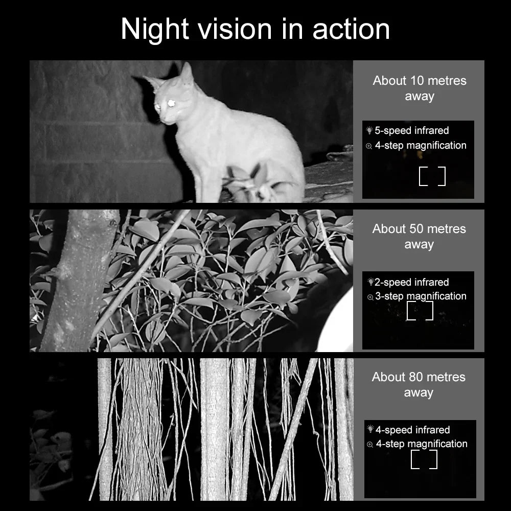 Andoer Night Vision Device,With 3.0inch Lcd 4k Infrared Vision 3.0inch Lcd Screen Vision 300m Day Resolution 4k Video Day Use With 300m Day Use Adben 4k Support 2mp Resolution 2mp Resolution 4k Wenzi