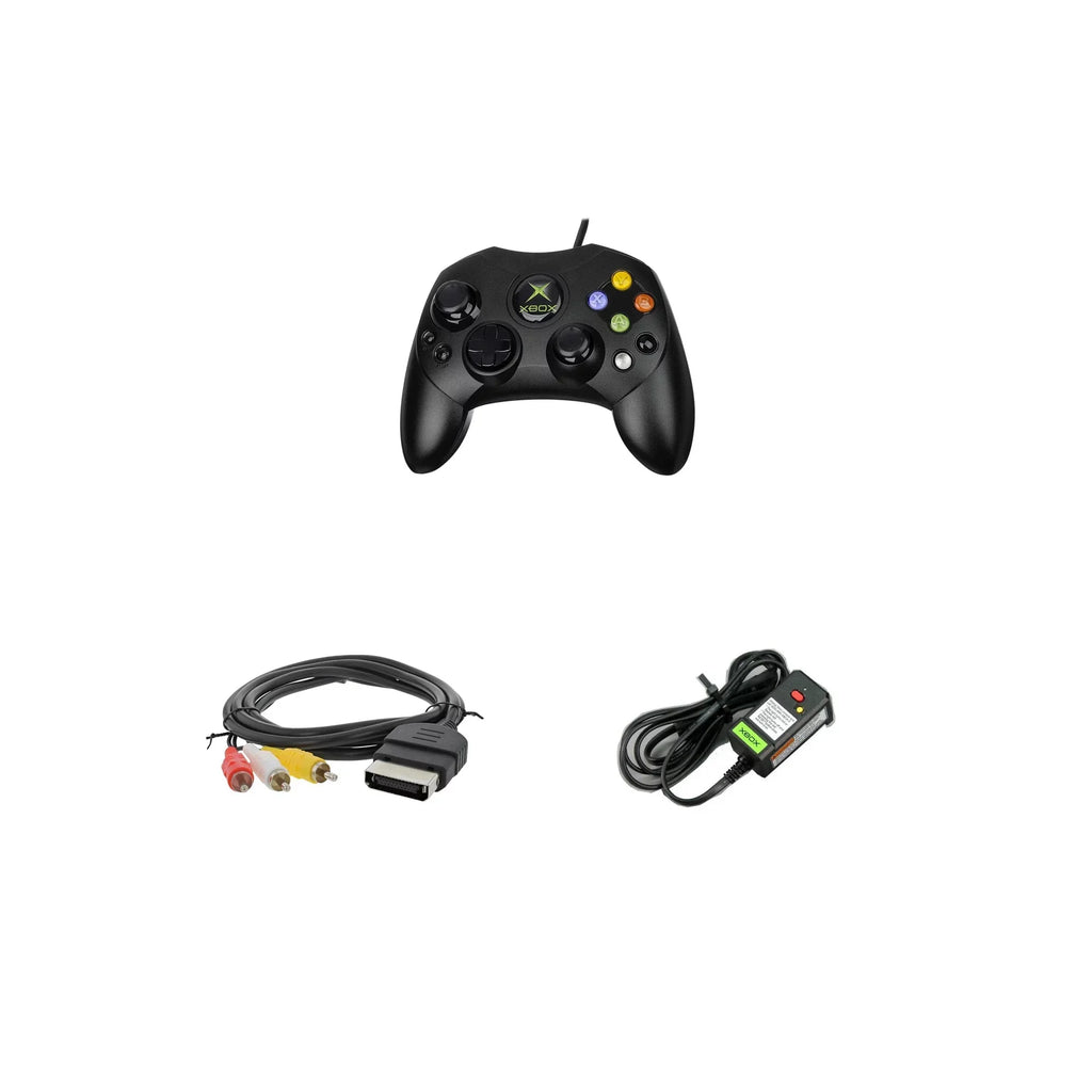 Pre-Owned Microsoft Original Xbox Console with Controller, Power Supply, and  Cable,Black