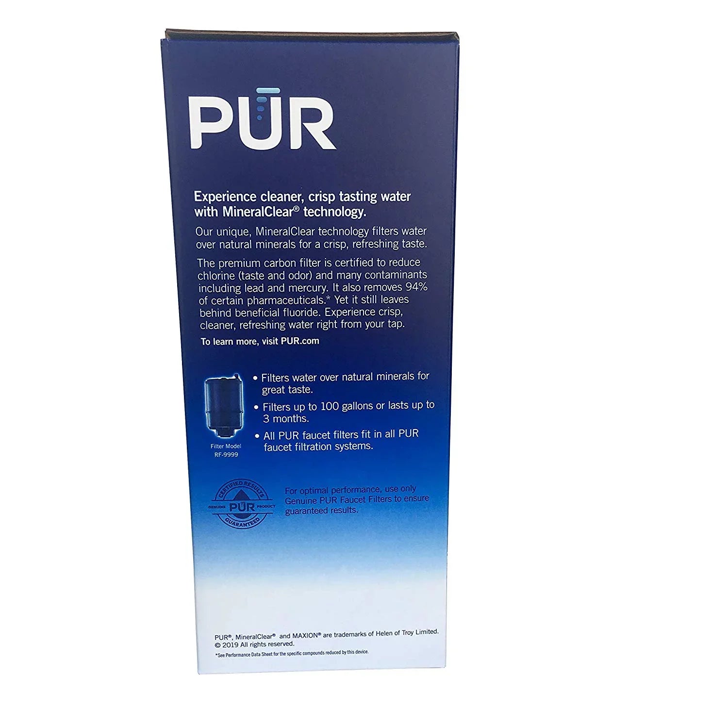 Faucet Mount Replacement Water Filter, Blue, 5 Pack