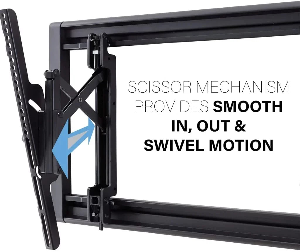 Sony  43-inch 4K   with  Features Smart  with Sanus - 42-90" Advanced Tilt 4D  Wall Mount (2022)
