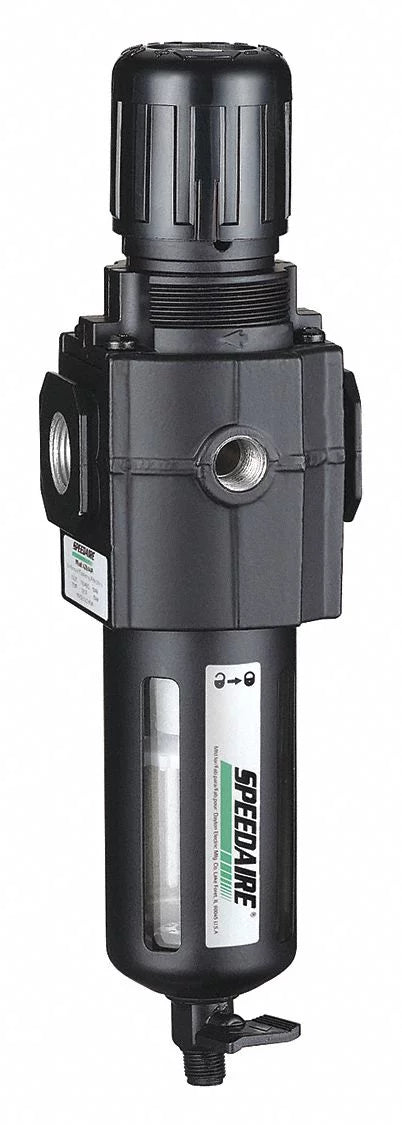 Speedaire Filt-Reg,1/4",80 cfm,40 micron  4ZK87