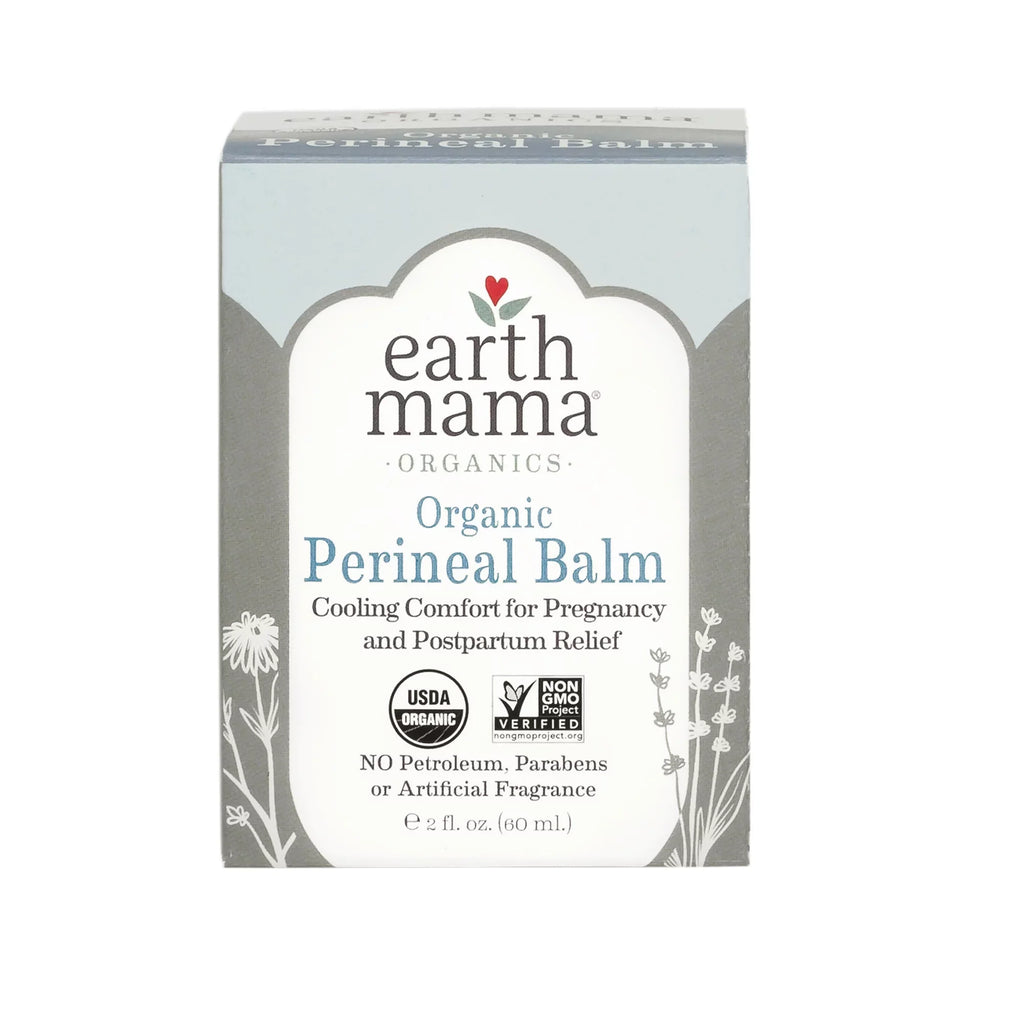 Earth Mama Organic Perineal Balm "Down There" Care for Pregnancy and Postpartum, 2 fl oz