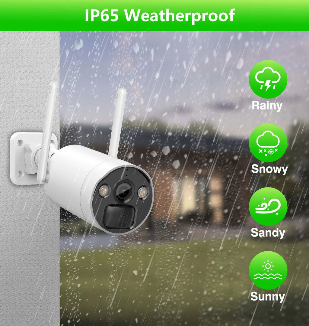 8CH WiFi  System 4Pcs 3MP Battery Camera , 4 Solar Panels ,  2.5inch  Wireless