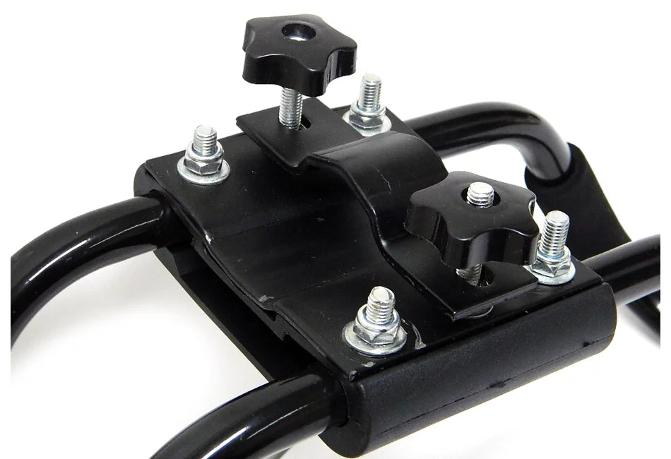 Cross Bar 2 Pairs = 4  Universal Kayak Canoe Top Mount Carrier Roof Rack Boat  Truck Van Car with 4 pcs Tie Down Straps