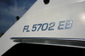 Boat & Jetski Registration Numbers - Domed/Raised Decal (16 Pcs) Plain Chrome/ Series Font Style