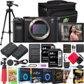 Sony a7C Mirrorless Full Frame Camera Body / Black Bundle with Deco Gear Photography Case