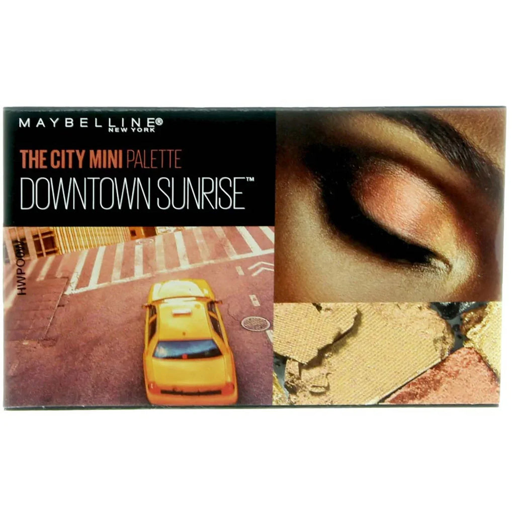 Maybelline The City Mini Eyeshadow Palette Makeup, Downtown Sunrise, 0.14 oz (Pack of 3)