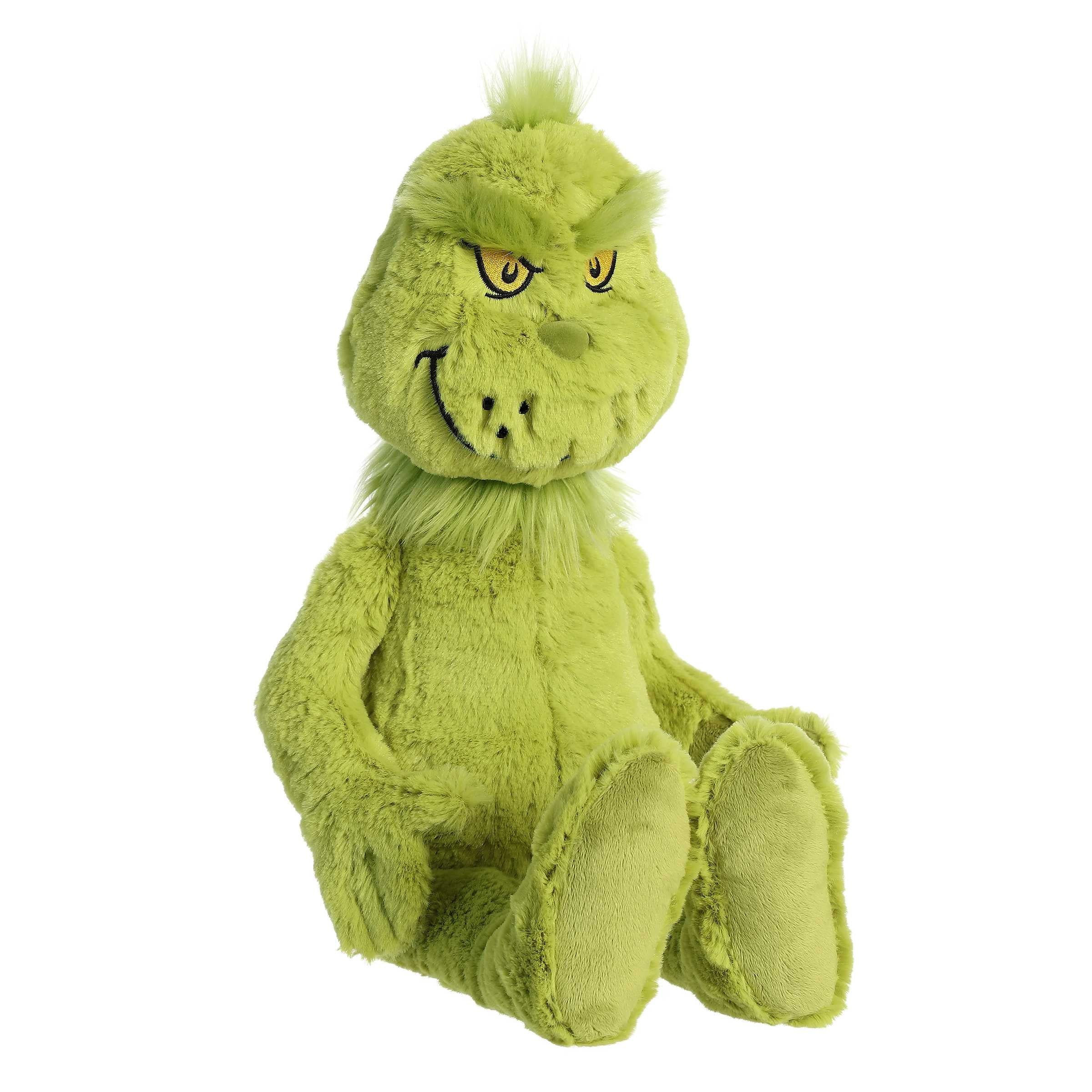 Aurora - Large Green Dr. Seuss - 18" Grinch - Whimsical Stuffed Animal