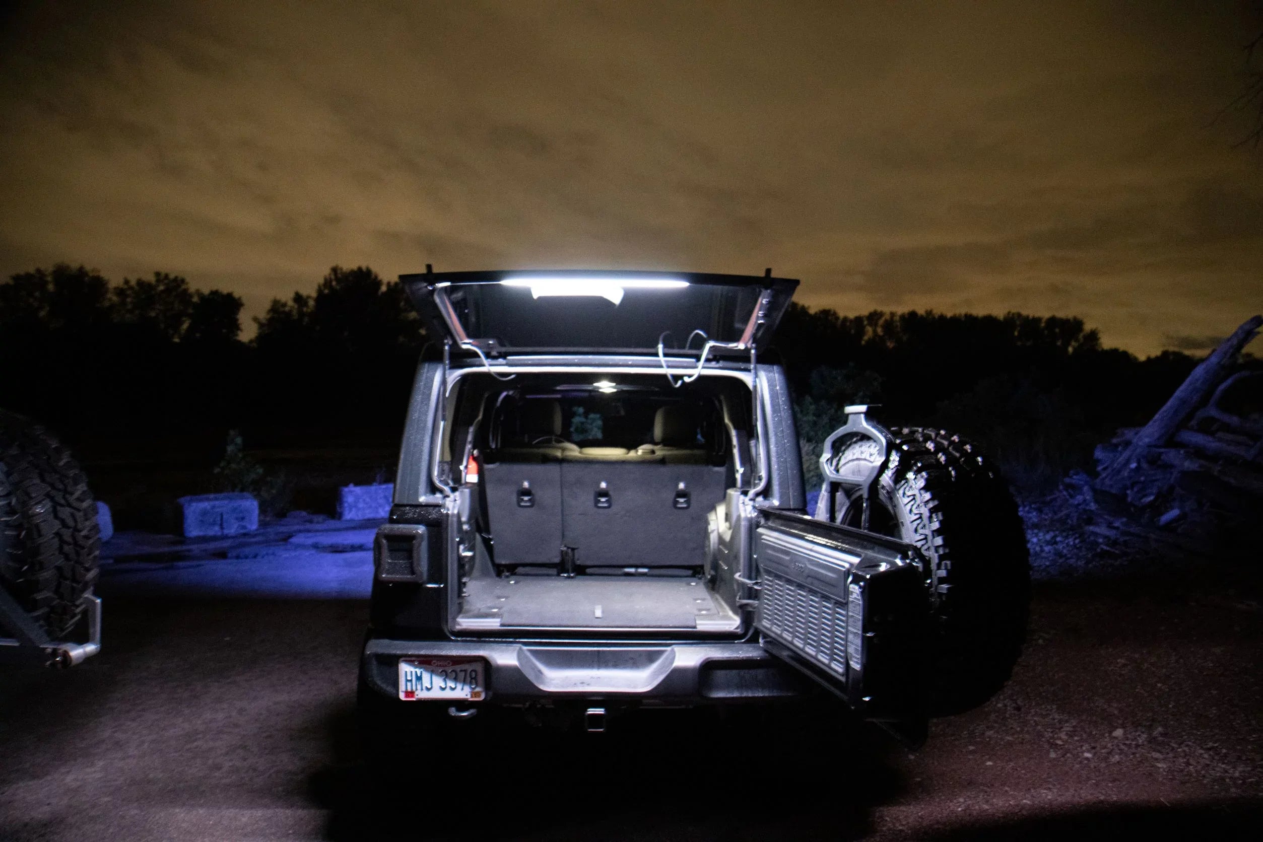 Brawlee Silicone  Interior Bluetooth Light Bar with Remote By Done Right  . Fits All Jeep Wranglers Hardtop Models  of , , , , , ,  from 1987 -2023.