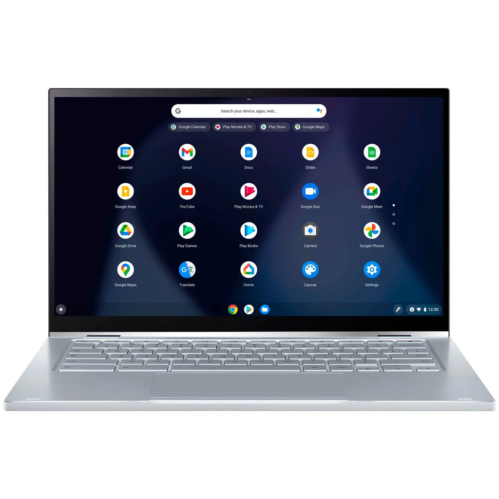 Chromebook Flip  14 2-in-1 Business Laptop 14"   Touchscreen Intel Core -8100Y Processor 8GB  64GB eMMC + 256GB  Card Intel  Graphics 615 - Webcam Chrome  Silver