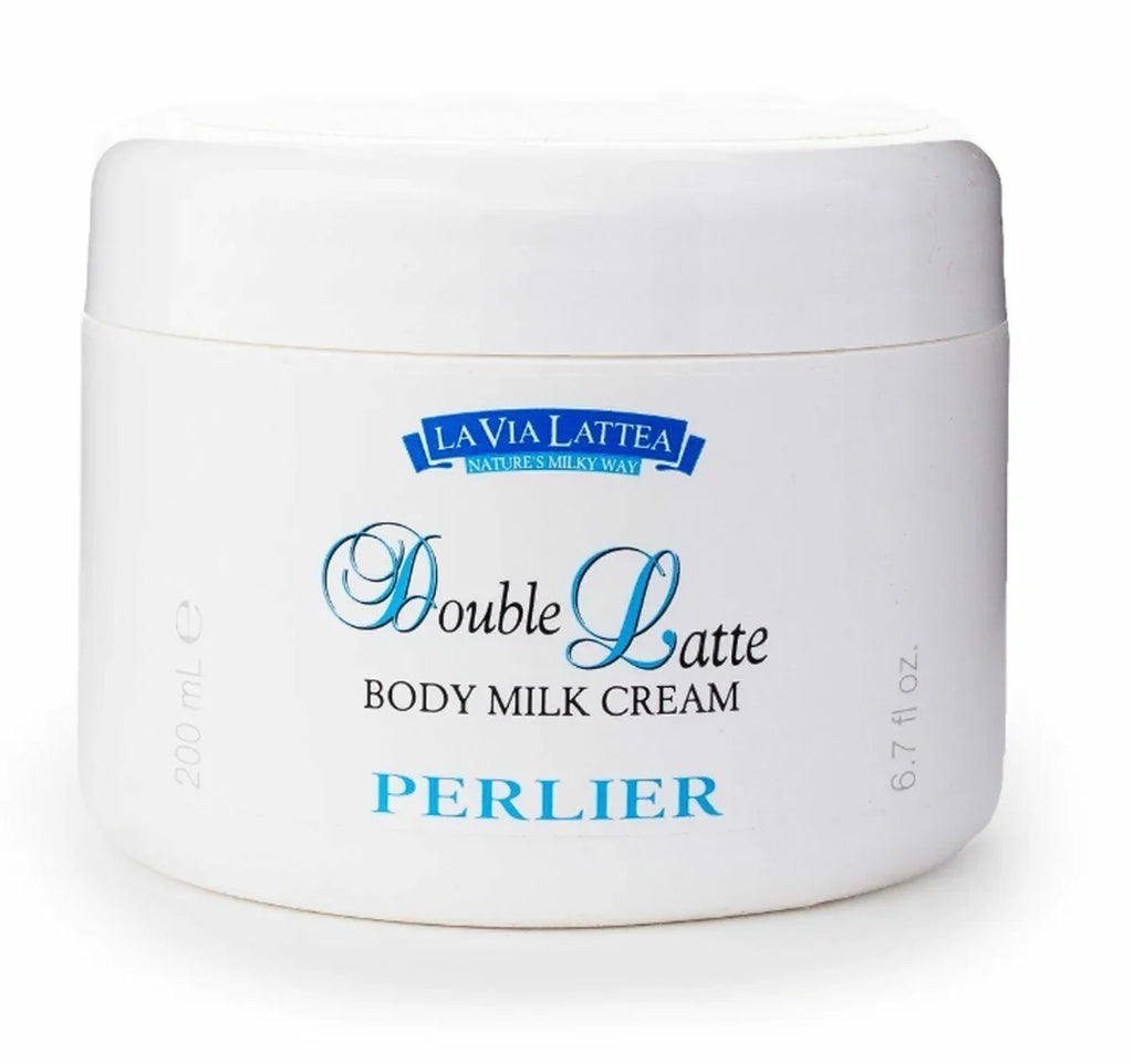 Perlier Double Latte Body Milk Cream For Sensitive Skin ~ 6.7oz