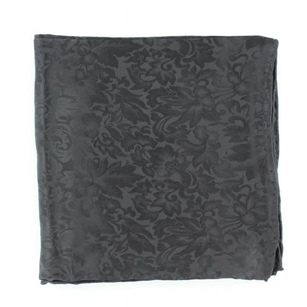& Western 904001 Jacquard Wild Rag, Black - 35 x 35 in.