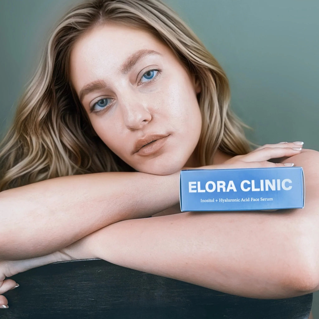 Elora Clinic Arginine Serum - Hyaluronic Acid + Arginine - Hydrating & Soothing Hyaluronic Acid + Arginine - Oil Free - Water Based