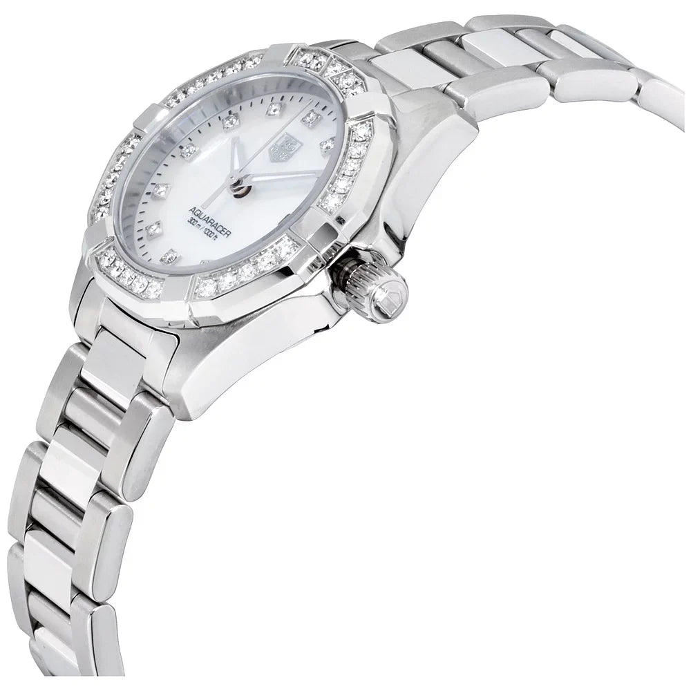 Tag Heuer Mother Of Pearl Dial Stainless Steel Ladies Watch .