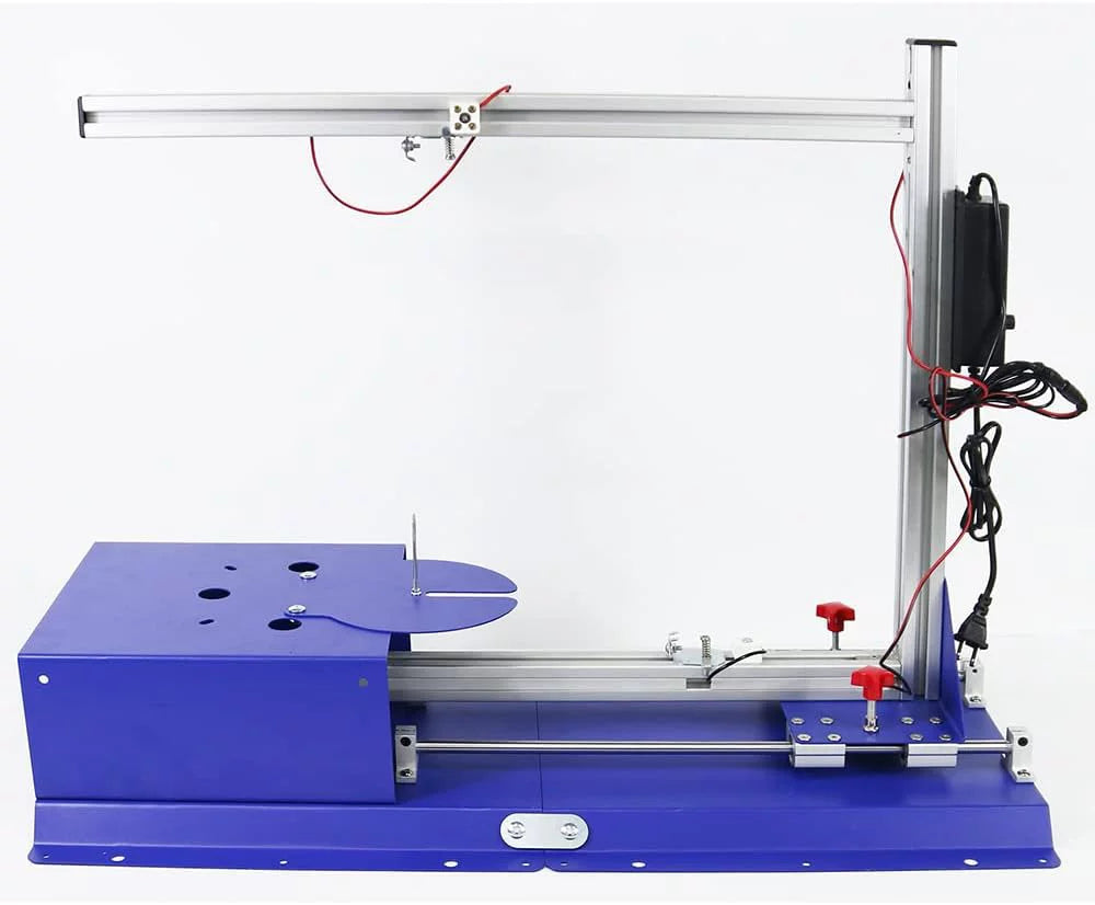 PreAsion Vertical Electric Rotary Molti-functional Hot Cutting Machine Tabletop Hotwire Cutter 110-220V