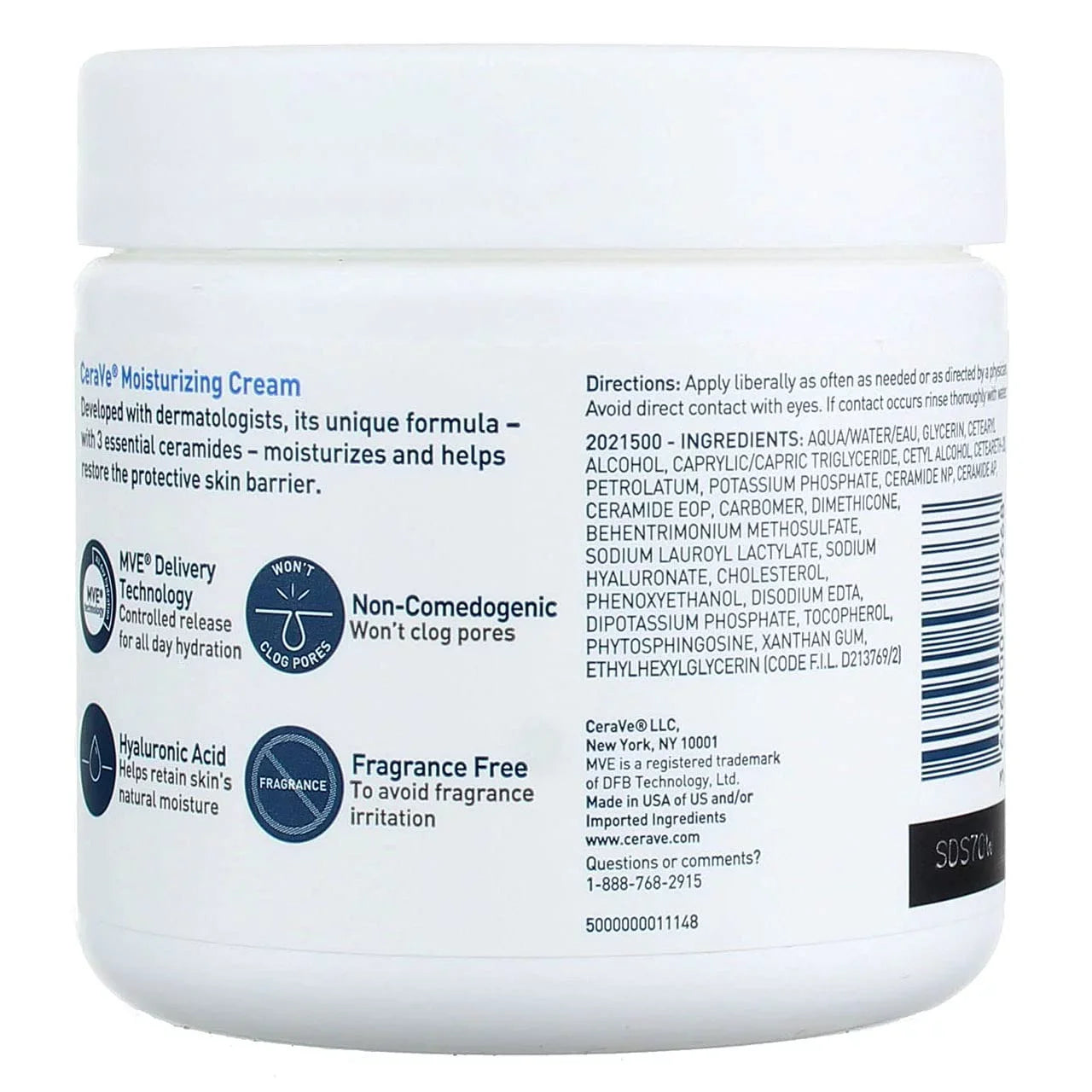 CeraVe Moisturizing Cream - 16 Ounces each (Value Pack of 4)