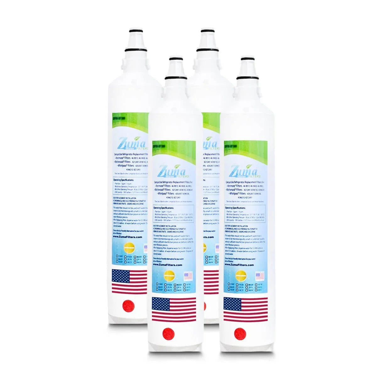 Brand , Water Filters , Model # - , Compatible with Subzero®  - 4 Pack - Made in ...