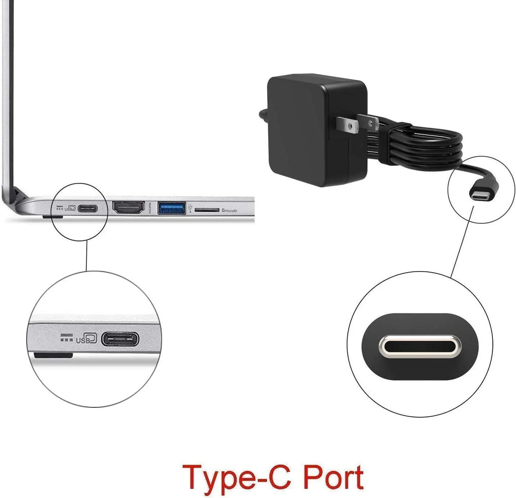 Guy-Tech 65w - Ac Adapter Compatible for Lenovo ThinkPad 11e Yoga Gen 6 20SF power supply charger
