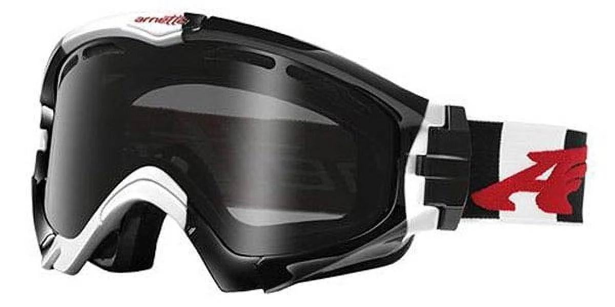 Arnette Series 3 Snow Goggle  - Black & White Stripe w/ Dark Grey Lens