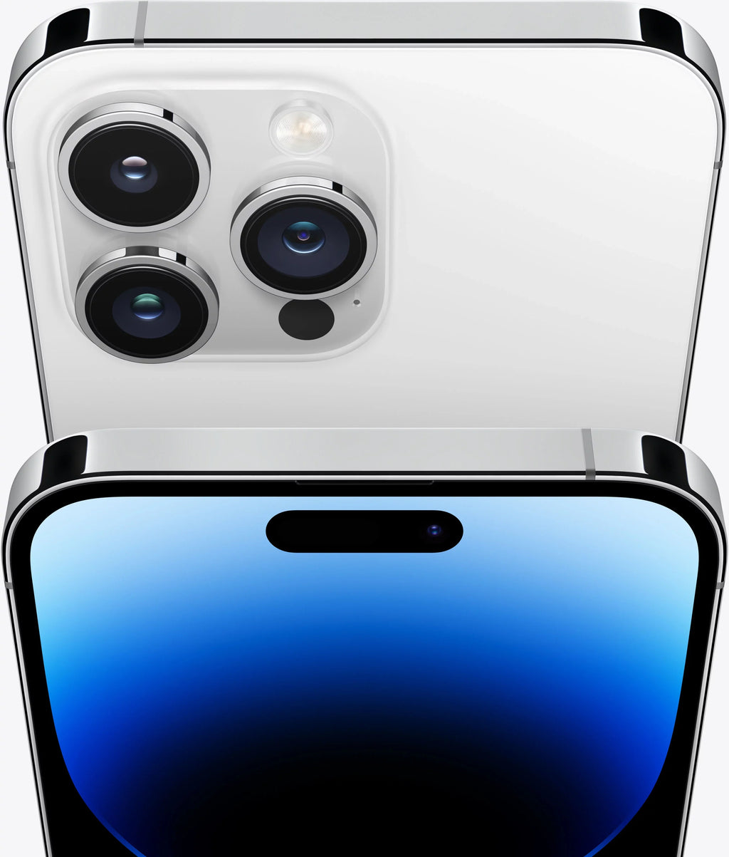 Restored Apple iPhone 14 Pro Max 256GB Silver (Cricket Wireless) / (Refurbished)